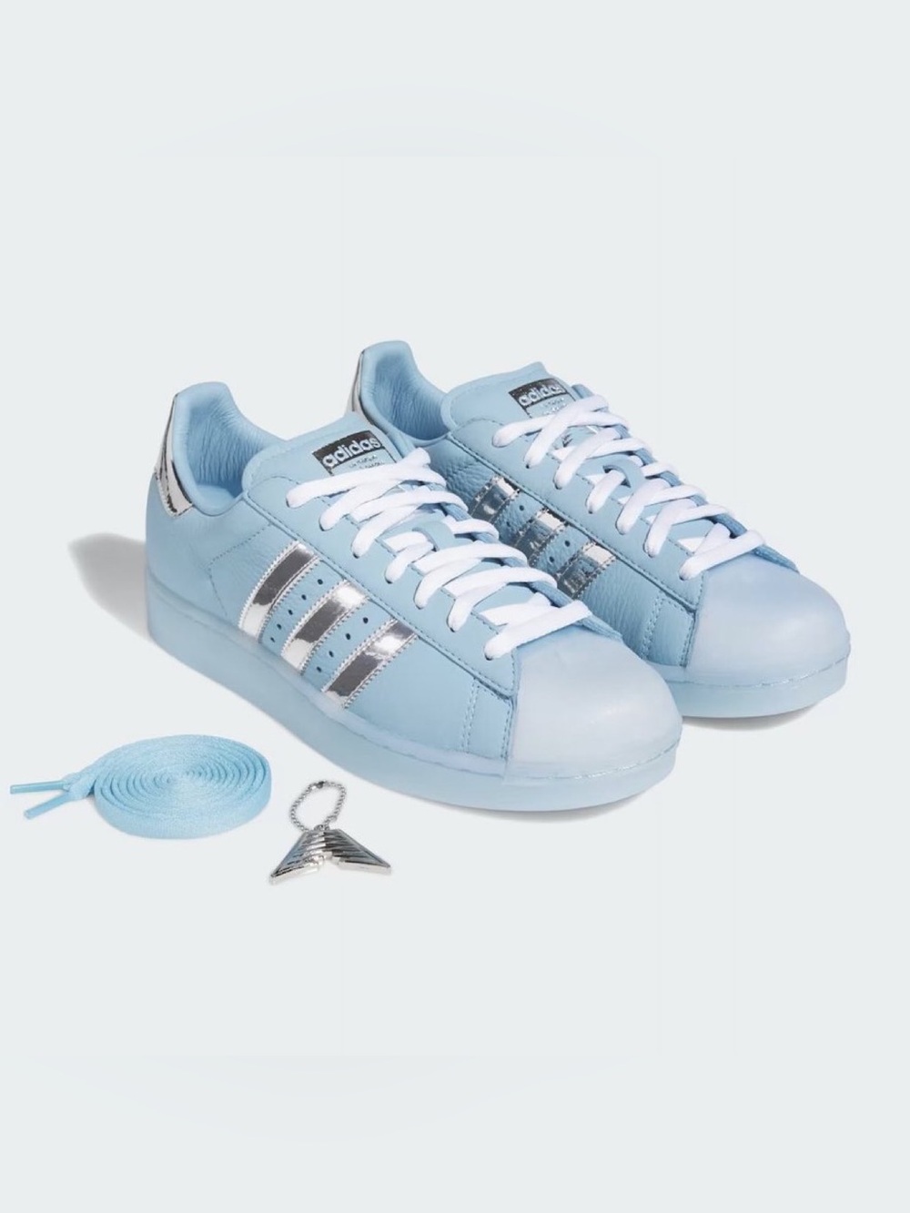 📎 ADIDAS SUPERSTAR II X ANTHONY EDWARDS BLUE SILVER 🩵